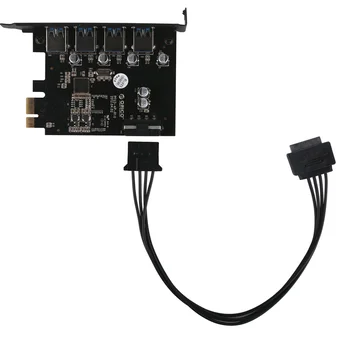 PME-4U PCI-E-USB3.0 card de expansiune Mac Pro extended negru adaptor de card gratuit cu mașina