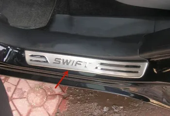 Pentru Suzuki Swift 2005-2016 din oțel inoxidabil prag masina cu garda placa pedala de bun venit anti-zero protecție accesorii auto