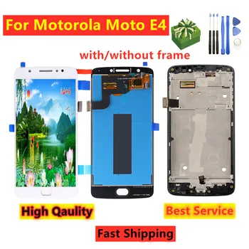 Pentru MOTO E4 XT1762 XT1763 LCD cu rama Pentru Motorola Moto E4 XT1767 Display LCD Touch Screen Digitizer Înlocuirea Ansamblului