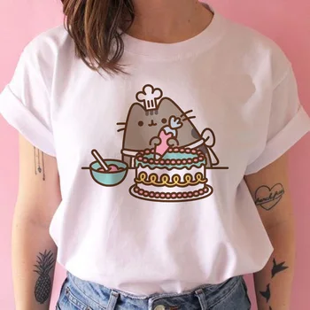 Femei t shirt kawaii ulzzang Tumblr Grunge Grafic tricou harajuku tricou Casual de desene animate t-shirt Casual de vara pentru femeie