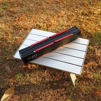 Mini Folding Tabelul De Grătar În Aer Liber Camping Cort De Uz Casnic Pat Pliabil Calculator De Birou Din Aluminiu Pliere Masă