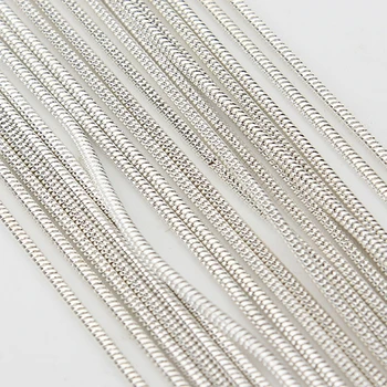 10meters/lot Dia1.5mm Fier Colier Sarpe Lanțuri Vrac Link-ul de Lanțuri Pentru Colier Brățară DIY Bijuterii a Face Constatări knijpkralen