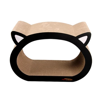 Cap de pisică-Cat Scratcher Pisica Grăsime Pat Carton Hârtie de Înaltă Calitate Jucărie Pisica Zgarieturi Pad