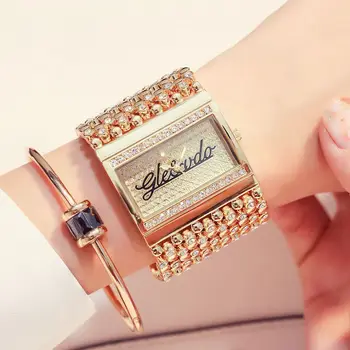 Ceas Brand de moda pentru femei de lux ceasuri Reloj Mujer de Calitate din Oțel Inoxidabil cu Diamante Doamnelor Cuarț Ceas Femei Stras Ceasuri