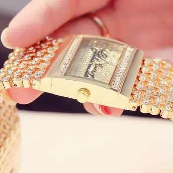 Ceas Brand de moda pentru femei de lux ceasuri Reloj Mujer de Calitate din Oțel Inoxidabil cu Diamante Doamnelor Cuarț Ceas Femei Stras Ceasuri