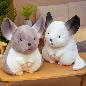 2020 Nou Mouse-Ul Drăguț Jucărie De Pluș Chinchilla Moale Jucărie Umplute De Animale De Pluș Păpușă Potoli Setea Perna Cadou Pentru Copii