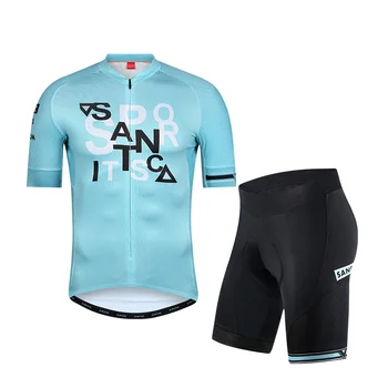 Santic Nou Designer de Bărbați profesional de ciclism jersey pentru Femei maneci Scurte cu bicicleta îmbrăcăminte Echipa de motocross tricouri Alpin DH Jersey