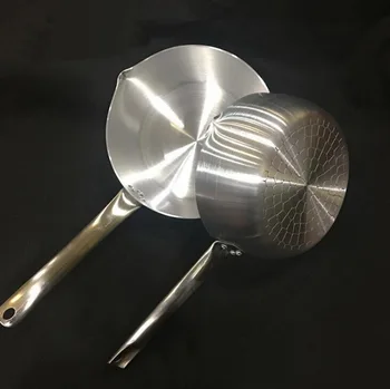 Mâner din oțel Japonez zapada pan instrumente de bucatarie fiert lapte gros tigaie de metal tava de copt