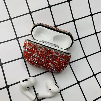 Tfshining De Lux Cristal De Diamant Caz De Protecție Pentru Apple AirPods Pro Cască Bluetooth Accesorii Capac Pentru Airpods 3 Coque