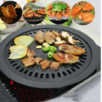 NOI Non-stick Gratar Carne Tigaie Grill Farfurie Yakiniku GRĂTAR Placă coreean Prăjire Prăjire, de Gătit Instrument Bakeware
