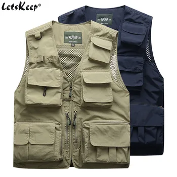 2 buc/Lot Bărbați Vară Militar Tactic Maieuri Outwear jacket man Jacheta cu mai Multe Buzunare de Marfă fără Mâneci jacheta S - 4XL ,M7898