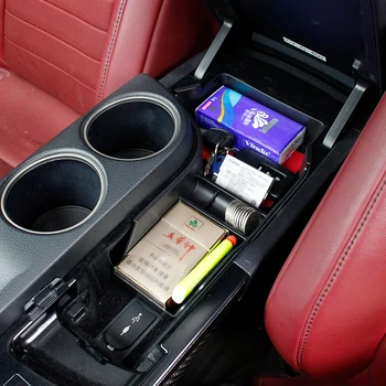 QHCP Interioare Auto Cotiera Centrală Cutie de Depozitare din Consola Tăvi Paleti Caz Organizator Cutie Pentru Lexus IS300250200T GS300 2013-2019