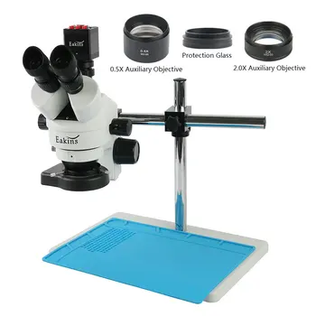 3.5 X-90X Microscop Stereo Trinocular Telefon, Laptop, Ceas HDMI Bijuterii DIY Precizie de Lipit Video Microscopio Instrumente de Reparare Kit