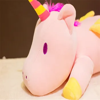 Unicorn Jucărie de Pluș Unicorn Drăguț Papusa Minunat Animal Umplute Unicornio Pernă Moale pentru Copii Jucării pentru Fete Ziua de nastere Cadou de Crăciun