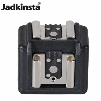 Jadkinsta Dual Flash Hot Shoe Adapter cu Speedlite Declanșa 3.5 mm Mufa PC Sync pentru Canon pentru Nikon PR-02