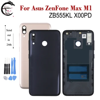 Capacul bateriei Pentru Asus ZenFone Max M1 Telefon Capacul din Spate ZB555KL X00PD Carcasă Baterie schimbare Capac Spate Nou AAAAA+ Calitate