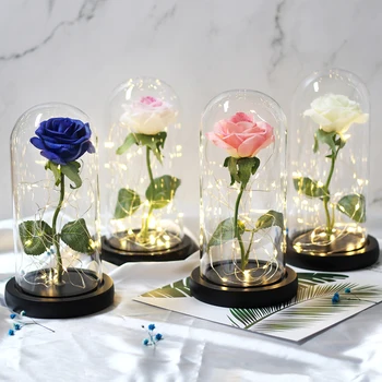 2019 Noi Flori Artificiale Decor Acasă Dom Crescut de Frumusete si ia Cadou de Ziua Îndrăgostiților Cadou de Ziua Mamei Petrecere de Nunta Suvenir