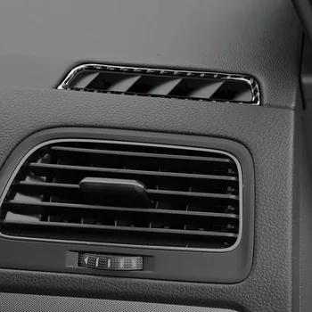 Masina fantele de Aerisire din Fibre de Carbon Autocolante pentru Volkswagen VW Golf 7 GTI R GTE GTD MK7 2013-2017 Auto Decor Interior Accesorii
