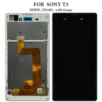 Pentru Sony Xperia T2 Ultra LCD Display Cu Touch Screen Cu Cadru Înlocuirea Ansamblului Pentru Sony Xperia T3 LCD D5303 D5322 D5103