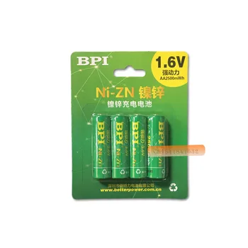 4buc BPI Bateria Baterii AA 1.6 V Nichel-Zinc 2500mWh Ni-Zn 2A aa Baterie Reîncărcabilă