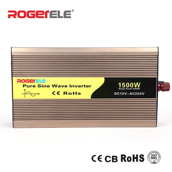 1500W 12VDC/24VDC să 110VAC/220VAC Pure Sine Wave Inverter Încasat De la Baterie