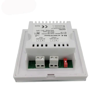 AC Triac Dimmer LED 220V 110V 230V Estompat Buton Push Switch Controller pentru Bec LED Lămpi de Lumină(Alb/Negru)S1-K