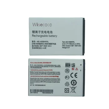 Wisecoco NOU Original 1400mAh AB1400BWML Baterie Pentru Philips S308 Telefon Mobil Cu Număr de Urmărire