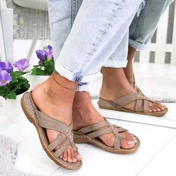 2020 Vara Noi Arival Femeie Plat, papuci de casă Beach Club Petrecere Flip Flops, sandale Pantofi de Moda
