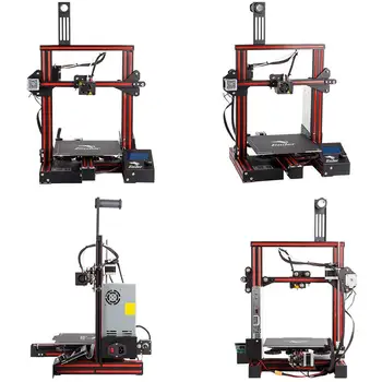 Creality Imprimantă 3D Piese Decorative Benzi Portocaliu/Albastru/Rosu/Negru Pentru Ender 3/CR-10 Serii de Extrudare Cadru Printer Parte