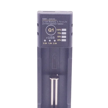 Baterie 18650 Incarcator USB pentru 18650 26650 21700 18350 AA AAA 3.7 V/1.2 V Li-ion acumulator NiMH