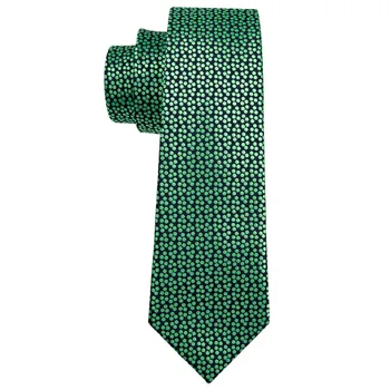 2019 Nou Brand De Lux Verde Cu Buline Legături Cadouri Pentru Barbati Matase Barry.Wang Cravate Batista Seturi Pentru Nunta de Afaceri LS-5116