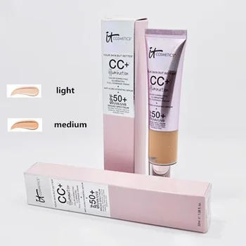 Fata Concealer-L Cosmetice CC+ Crema de Iluminare SPF 50 Deplină Acoperire Medie sau Ușoară a Ascunde Cusur Corector e Pielea de Machiaj