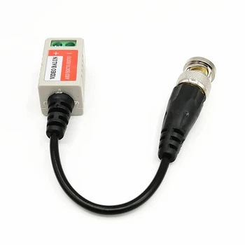 20 BUC Pasiv Răsucite Pereche Transmițător Ccvt Video Balun Bnc Cablu de Rețea cu Conector pentru Transmiterea de Semnale Video