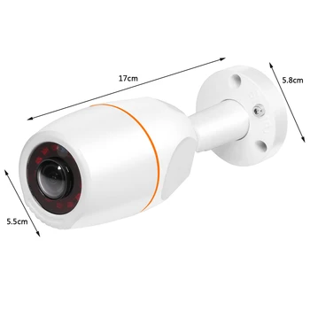 SUCAM Impermeabil 5MP Fish Eye Camera IP Scăzut de Compresie Video cu Unghi Larg de Glont rezistent la Intemperii CCTV IP-Camere POE în aer liber