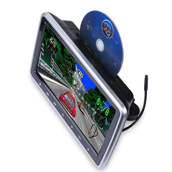 Monitor Slot-in Ecran cu LED-uri Video și DVD Player USB 10.1 Inch Auto Tetiera Universal Vorbitor Joc Ușor de instalat HD