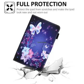 Flip Stand Print din Piele PU de Acoperire Coajă Funda Caz Pentru Samsung Galaxy Tab a 8.0 2019 SM-T290 SM-T295 SM-T297 T290 T295 Tableta