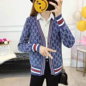 Pulover Haina de Toamna Femei 2020 Moda Cardigan Pulover Toamna și Iarna Vrac Stil coreean