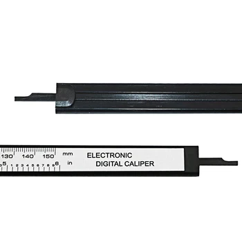 WOSAI Șubler cu Vernier 0-150mm 6 inch Instrument de Măsurare din Plastic LCD Digital Electronic Fibra de Carbon Conducător Gauge Micrometru