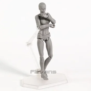 Figma Arhetip Lângă El / Ea Carnea De Culoare Gri Ver. Deluxe Edition PVC figurina de Colectie Model de Jucărie