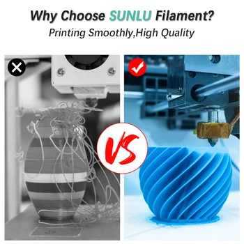 SUNLU PLA+ PLA SPLA Imprimantă 3D cu Filament de 1.75 mm 1KG 2.2 LBS PLA Plus Metal Plastic cu Filament Material de Dincolo de ocean navă rapidă de Calitate Superioară