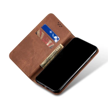 Pentru Xiaomi MI POCO M3 Portofel Caz Magnetic Carte Husa Flip Cover Pentru POCOPHONE M3 Denim Piele Telefon Pungi Kickstand Titularului Cardului
