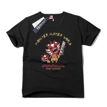 Moda de Vara tricou Barbati Femei Monster Hunter Bumbac Tricou Slim Maneca Scurta Tricou Unisex O-Gât Topuri T-shirt PENTRU că