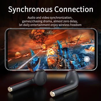 TWS Bluetooth Căști Auriculare Stereo Adevărat fără Fir În Ureche Căști Handsfree setul cu Cască Muguri pentru Telefonul Mobil IPhone 7 i500 J18