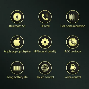 TWS Bluetooth Căști Auriculare Stereo Adevărat fără Fir În Ureche Căști Handsfree setul cu Cască Muguri pentru Telefonul Mobil IPhone 7 i500 J18