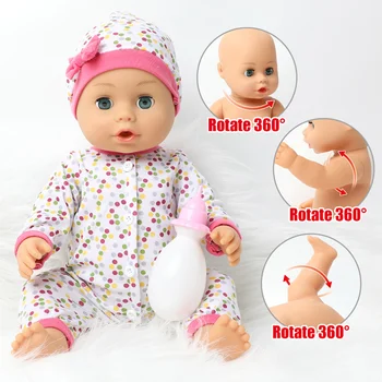 46 cm Bebe papusa reborn 18 inch Full body silicon rezistent la apa realiste copil nou-născut haine de Moda educație jucarii pentru copii