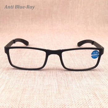 Anti blue ray Pliere Ochelari de Citit Bărbați Femei Pliabil Ochelari Dioptrii Optice, Ochelari de Calculator Epocă Ochelari de vedere Ochelari de protecție