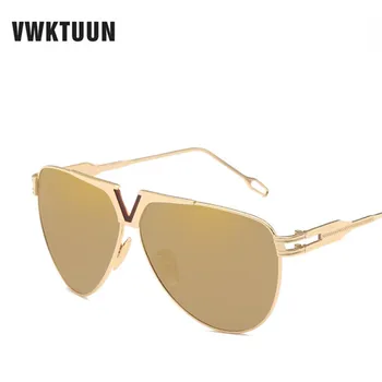 VWKTUUN Pilot ochelari de Soare Barbati Femei Oglindă Oculos de Conducere Nuante UV400 Puncte Steampunk ochelari de Soare Pentru bărbați Pescuit Sportiv Oculos