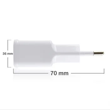 5V 2A Călătorie Dublă Cu 2 Porturi USB Adaptor de Perete Încărcător de Perete Acasă de Încărcare Dublu de Alimentare USB Mufa Dock Pentru Samsung iPhone 7 UE Plug