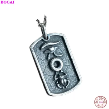 BOCAI S999 argint pandantiv argint Thai ambarcațiuni pandantive bărbați și femei pandantive simple spider bijuterii de argint pur