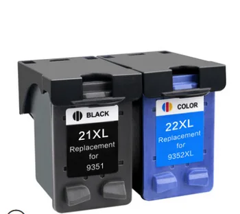 21 22 XL Culoare Negru Înlocuire a Cartușului de Cerneală pentru HP 21 22 HP21 21XL 22XL Deskjet F2180 F4180 F380 300 380 Printer